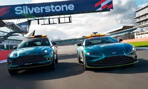 FIRST LOOK: New Aston Martin and Mercedes F1 Safety Cars revealed