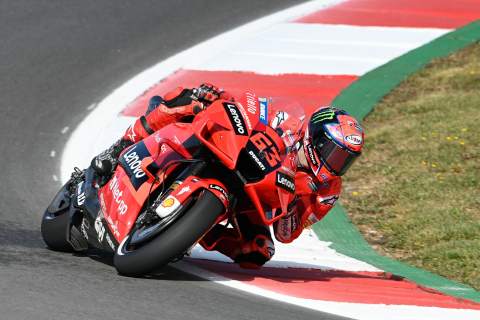 Francesco Bagnaia ends opening day fastest at Portimao