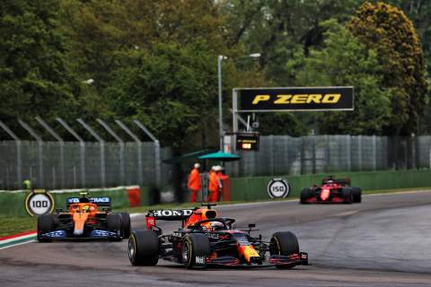 Norris thinks Leclerc should have passed Verstappen at Imola F1 restart