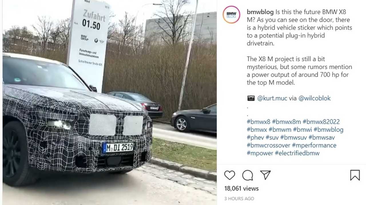 BMW X8’in test süreci hız kesmeden devam ediyor