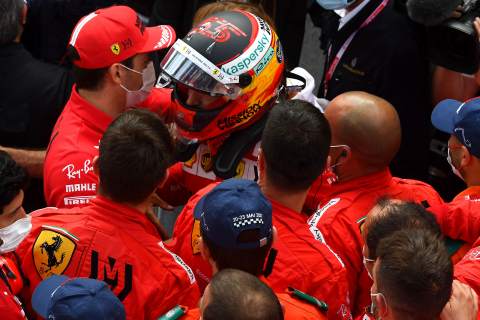 Ferrari impressed by Leclerc’s ‘great gesture’ at Monaco F1 podium