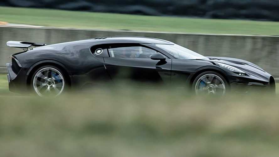 Bugatti bizleri La Voiture Noire’ın pist testlerine konuk ediyor