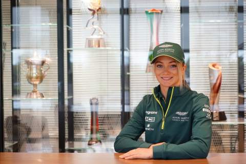 Aston Martin F1 team signs W Series star Hawkins as driver ambassador