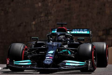 Hamilton: Mercedes “just slow” despite driving well in Baku F1 practice