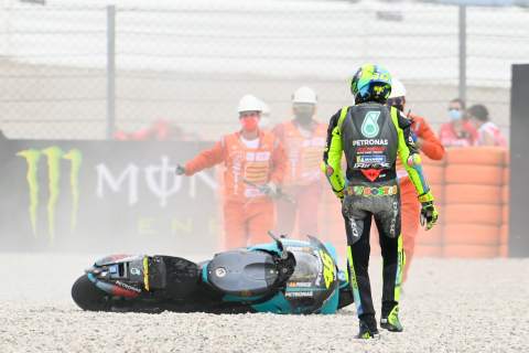 Rossi ‘expected a lot more’, turn ten crash a ‘great shame’