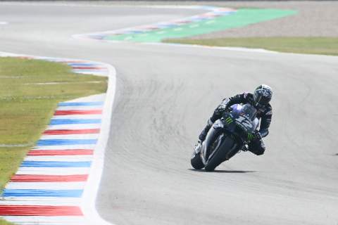 Vinales leads factory Yamaha 1-2 in MotoGP warm-up