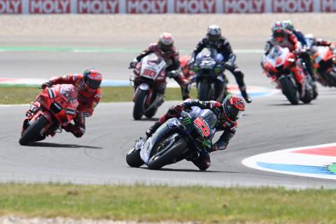 Quartararo passes ‘impossible to overtake’ Bagnaia for first Assen MotoGP win