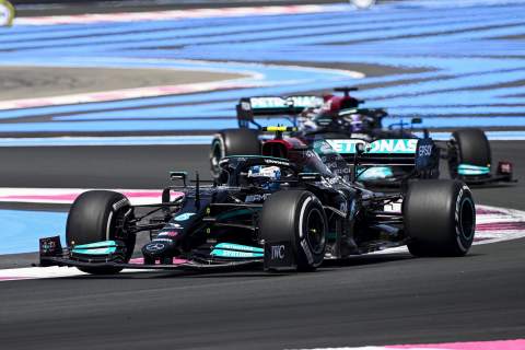 Bottas leads Mercedes 1-2 in opening practice, Vettel crashes