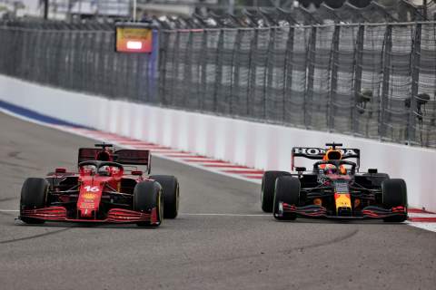 Verstappen explains Leclerc near-miss in 'hectic few corners' in F1’s Russian GP