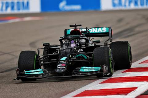 Hamilton gets 100th F1 win after late rain chaos in epic Russian GP