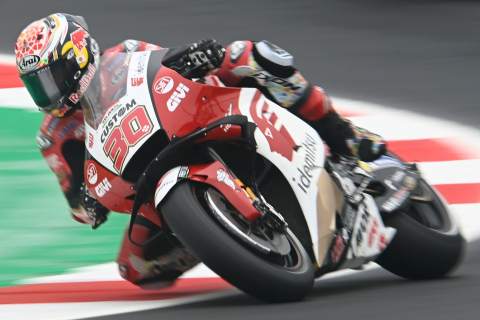 Nakagami fastest in Emilia-Romagna warm-up from Bagnaia