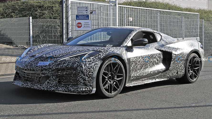 Chevy Corvette E-Ray, Nürburgring yakınlarında görüntülendi