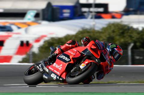 Bagnaia: Shoulder camera was interesting, but I’d like to not have this