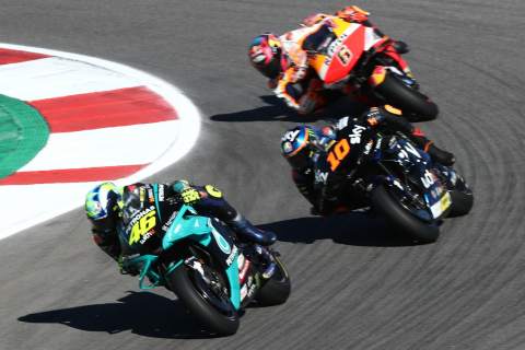 Brotherly battle for Valentino Rossi in penultimate MotoGP race