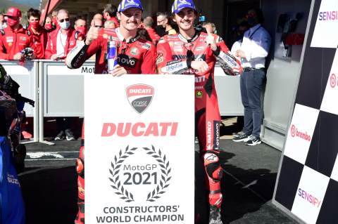 Bagnaia, Miller target Ducati's first teams' title since 2007