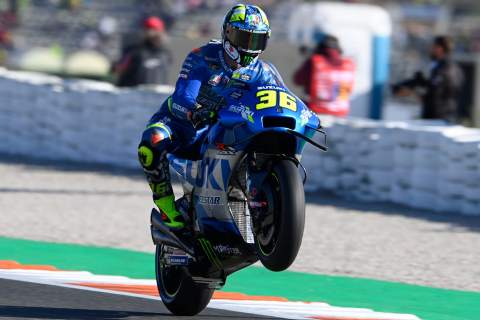 Mir dominates Valencia warm-up, Rossi P16 heading into final race