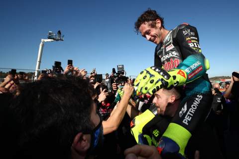 'Great weekend, best race' – Valentino Rossi bids farewell to MotoGP
