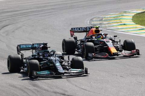 Mercedes straight-line speed in Brazil ‘on another planet’ – Perez Mercedes straight-line speed in Brazil ‘on another planet’ – Perez