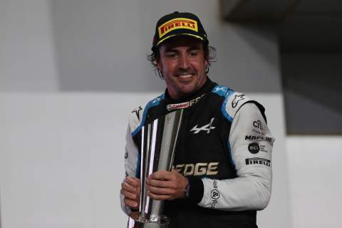 Alonso delighted to end F1 podium drought after “waiting so long”