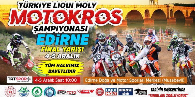 Motokrosta Final Heyecanı Edirne’de Yaşanacak