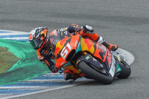 Acosta gets first taste of Moto2 during Jerez test, has ‘a lot to learn’