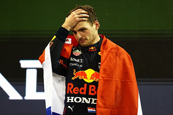 Verstappen’in, Abu Dhabi GP’nin son turunda bacağına kramp girmiş