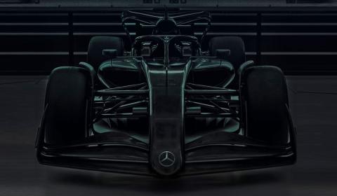 Mercedes teases image of F1 car for 2022 rules overhaul