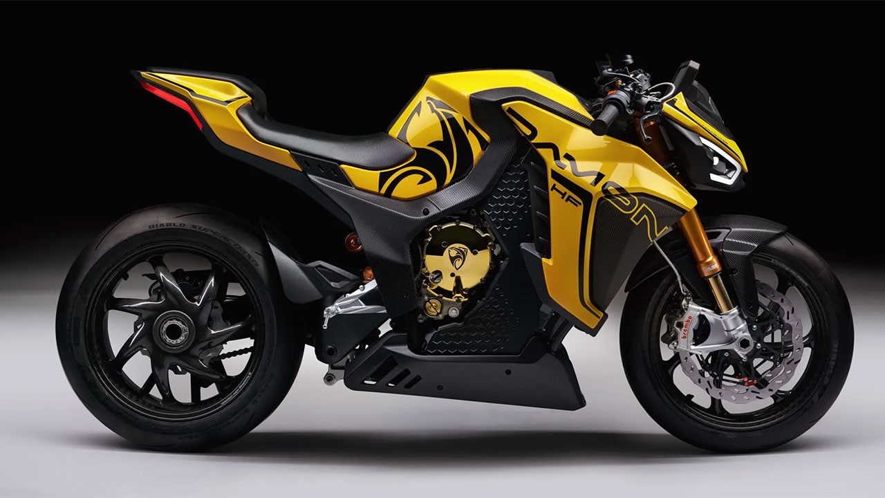 İddialı elektrikli motosiklet Damon HyperFighter Colossus ile tanışın İddialı elektrikli motosiklet Damon HyperFighter Colossus ile tanışın