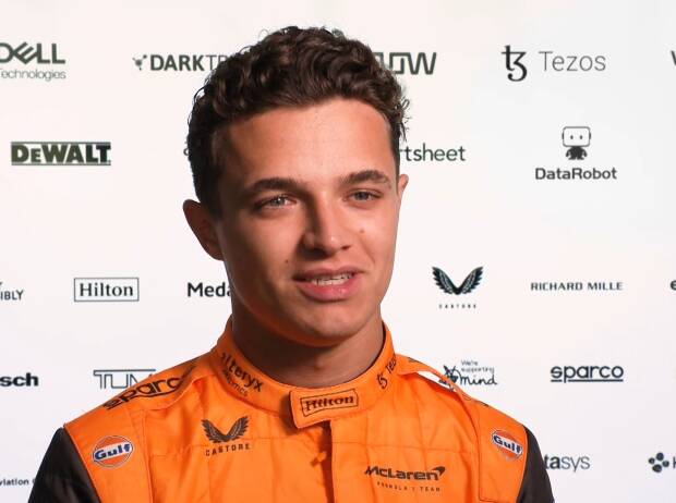 Lando Norris: Warum er auf den neuen McLaren keinen Einfluss hatte