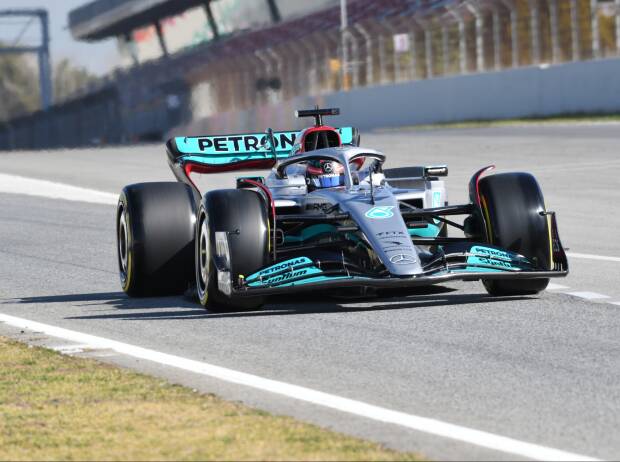 Russell: Mercedes liegt bei Formula 1-Tests bisher hinter Ferrari und McLaren