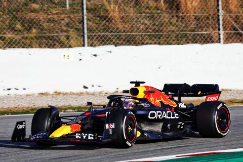 Red Bull's RB18 car finally revealed as F1 pre-season testing begins