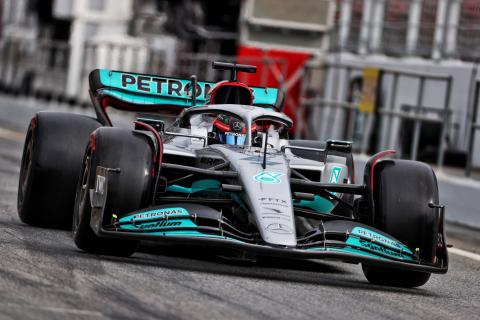 Russell sets F1 testing pace as five red flags disrupt final morning