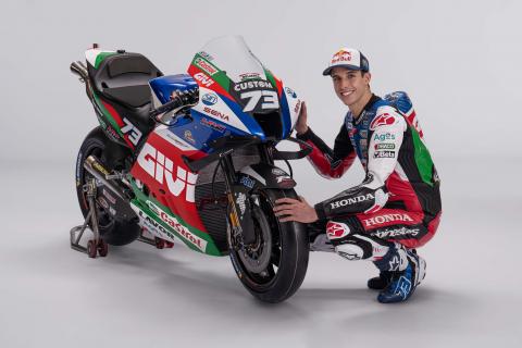 LCR Honda unveil 2022 MotoGP colours for Alex Marquez