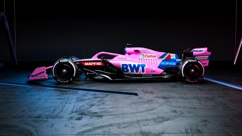 Alpine to run ‘flipped’ pink livery for first two races of F1 2022