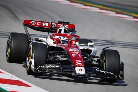 Alfa Romeo’s new F1 livery makes track debut in Barcelona