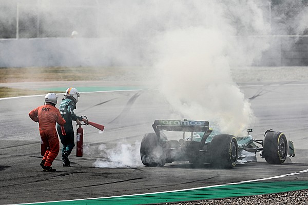 Aston Martin, Barselona testine devam etmeyecek Aston Martin, Barselona testine devam etmeyecek