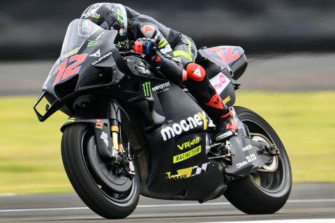 Bezzecchi feeling 'more used to MotoGP speed, adjusting the brakes'