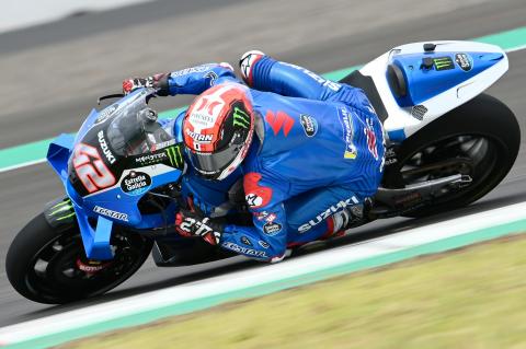Rins: Grip 'getting better every lap', aims to test 'many items'