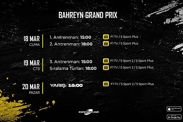 2022 Bahreyn Grand Prix’si hangi gün, saat kaçta, hangi kanalda?