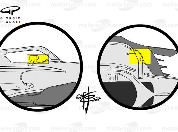 Formel-1-Technik: Was die Gegner an den Spiegeln von Mercedes stört