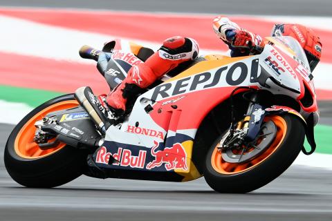 Marc Marquez fastest in damp Mandalika FP3, but Q1 appearance confirmed