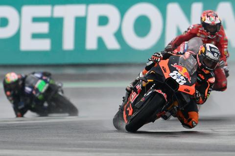 Miguel Oliveira dominates Indonesian MotoGP in horrendously wet conditions