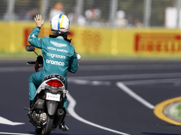 Feuerwehrmann & Scooter-Fahrer Vettel: “Fahre nicht gerne hinten mit!”