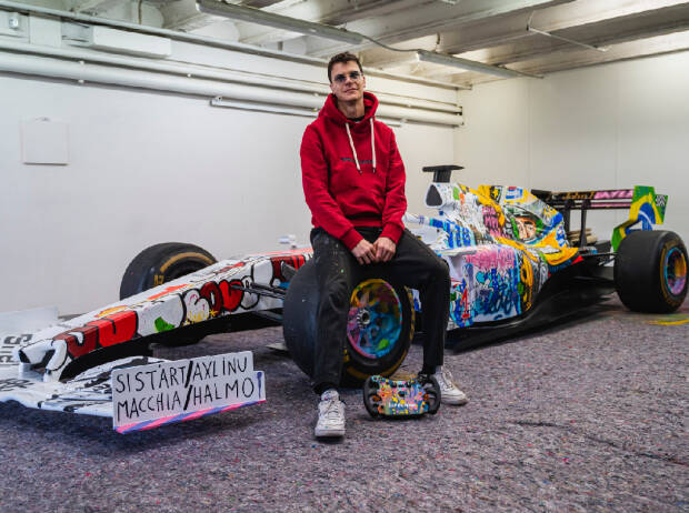 Besondere Kunst in Imola: Art-Car von Ayrton Senna ausgestellt