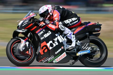 Aleix Espargaro boosts Argentina MotoGP hopes after dominating Warm-up