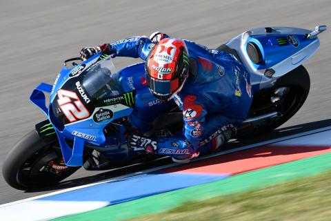 Rins pips Vinales to top spot in FP1, Marquez fifth on return