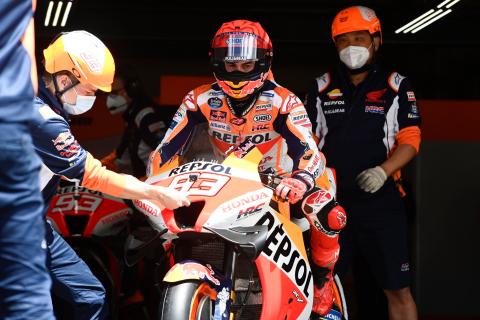 Marc Marquez: I landed, hit my head, nothing happened