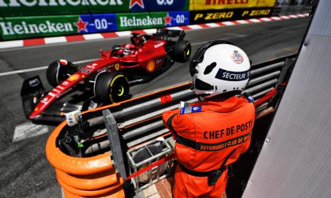 Leclerc doubles up as Ricciardo becomes the first to crash