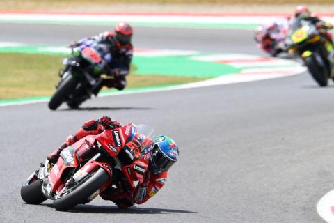 Francesco Bagnaia fights back from poor start to dominate the Italian MotoGP