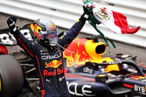 Perez wins red-flagged Monaco GP after Ferrari howler